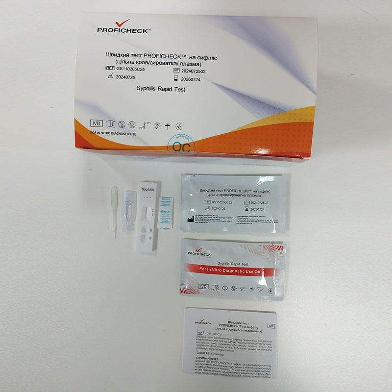 Швидкий тест PROFICHECK на сифіліс (цільна кров/сироватка/плазма)